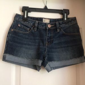 Gap girls jean shorts